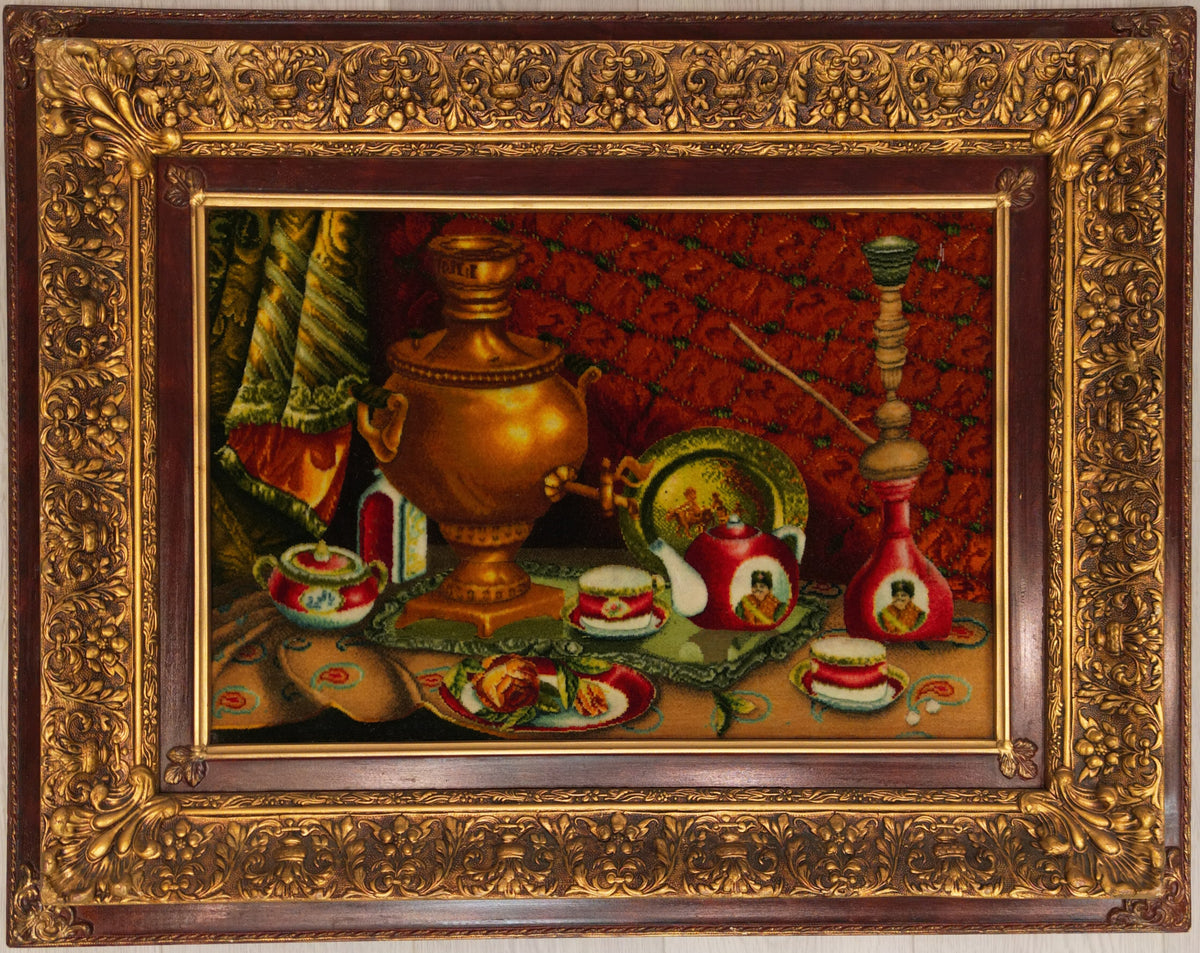 Persian Tabriz Rug | 2' 2" X 2' 9" | Pictorial Design | Multicolour | Urban Production