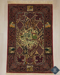Antique Persian Isfahan Rug Circa 1900 | 4' 7" X 6' 11" | Multi-Colour | Urban Production