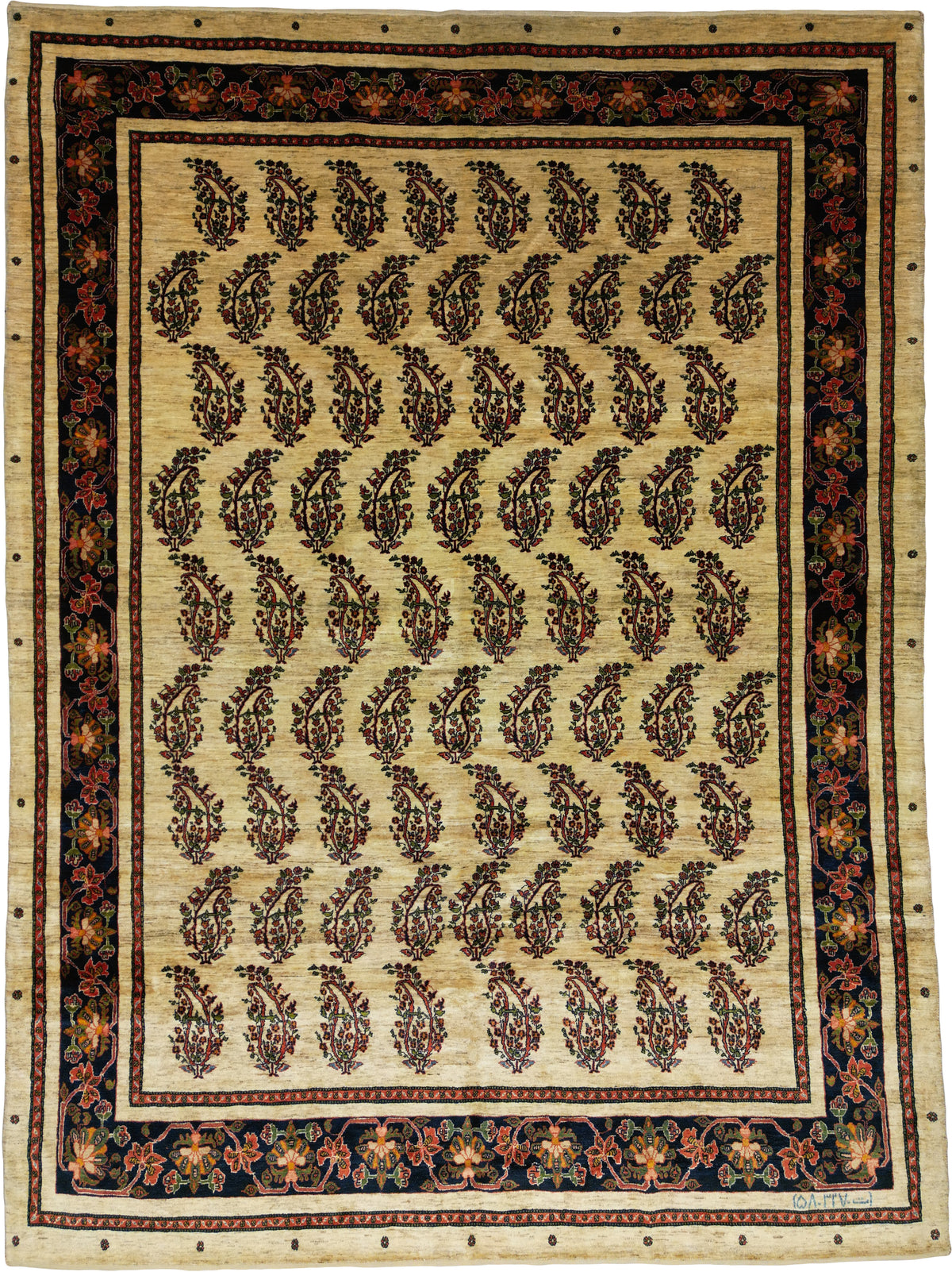Persian Kashkoli Rug | 8' 4" X 11' 4" | Paisley Design | Tribal Production