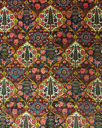 Antique Persian Bakhtiar Rug Circa 1930 | 10' 1" X 13' 6" | Garden-Panel Design | Red & Ivory Colours With Gold Accents | Tribal Production