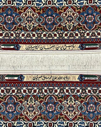 Persian Isfahan Karim Seirafian Rug | 4' 7" X 6' 11" | Midnight Blue Colour | Extremely Fine| Urban Production