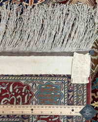 Vintage Turkish Istanbul Rug Circa 1970 | 4' 1" X 6' 2" | Mihrab Design | Red & Blue Colours | Urban Production