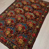 Antique Persian Bijar Rug Circa 1920 | 4' 8" X 7' 3" | Multi-Colour | Tribal Production