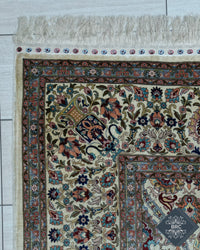 Egyptian Hereke Design Rug | 9' 6" X 13' 1" | Light Colours | Pure Silk | Extremely Fine | Urban Production