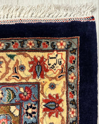 Vintage Persian Tabriz Ghalicheh-Baf Rug Circa 1960 | 9' 9" X 12' 8" | Multicolours | Allover Design | Urban Production