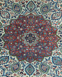 Antique Persian Tabriz Rug Circa 1910 | 12' 8" X 16' 10" | Ardabil Carpet Design | Light Colours | Urban Production