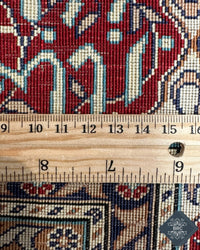 Vintage Turkish Istanbul Rug Circa 1970 | 4' 1" X 6' 2" | Mihrab Design | Red & Blue Colours | Urban Production