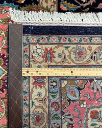 Vintage Persian Tabriz Ghalicheh-Baf Rug Circa 1960 | 9' 9" X 12' 8" | Multicolours | Allover Design | Urban Production