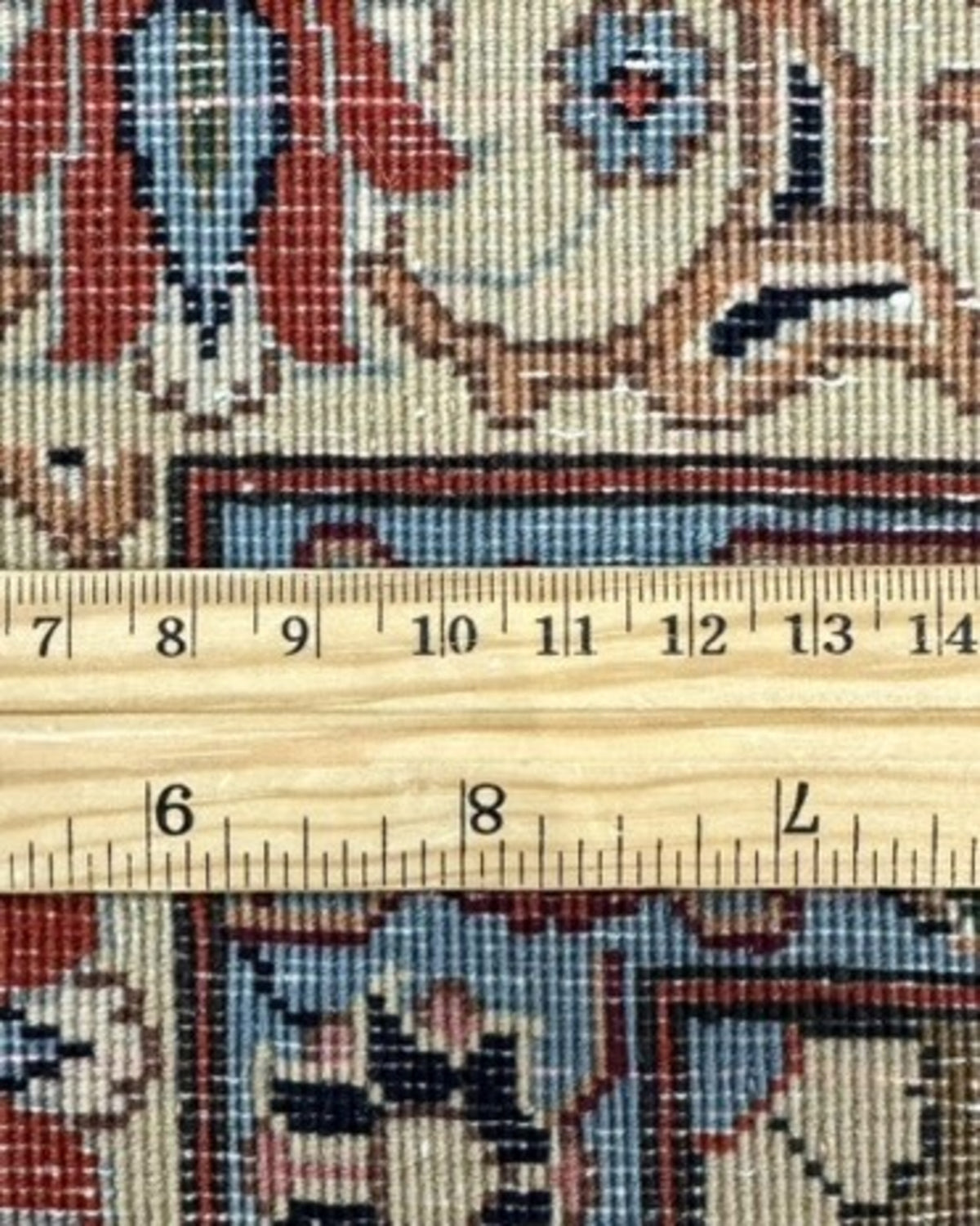 Vintage Persian Tabriz Ghalicheh-Baf Rug Circa 1960 | 9' 9" X 12' 8" | Multicolours | Allover Design | Urban Production