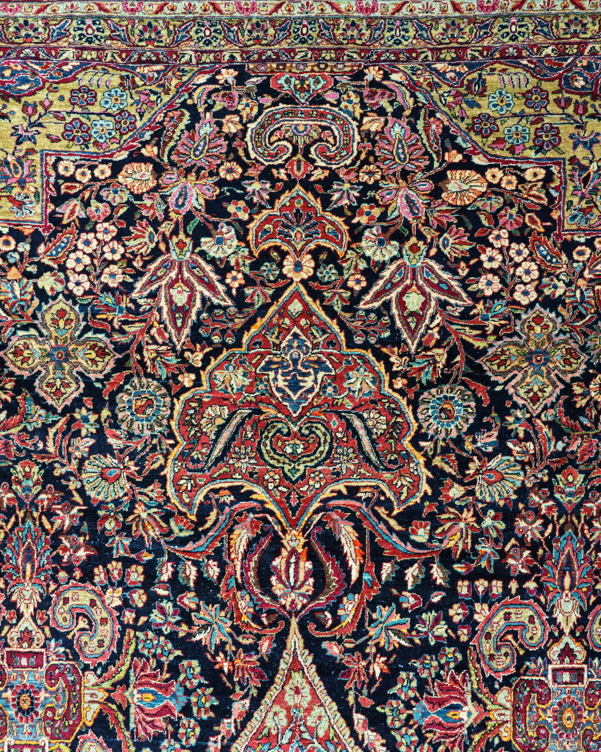 Antique Persian Tehran Rug Circa 1900 | 11' 8" X 21' 4"| Multicolour | Urban Production