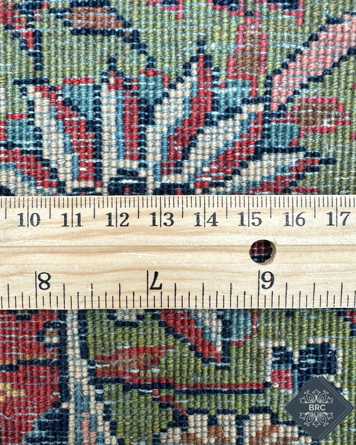 Antique Persian Kashan Rug Circa 1920 | 9' 11" X 14’ 1” | White, Blue & Green Colours | Urban Production