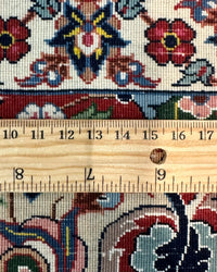 Persian Isfahan Karim Seirafian Rug | 4' 7" X 6' 11" | Midnight Blue Colour | Extremely Fine| Urban Production