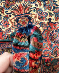 Antique Persian Qazvin Rug Circa 1910 | 11' 4" X 21' 6" | White & Blue Colours | Urban Production