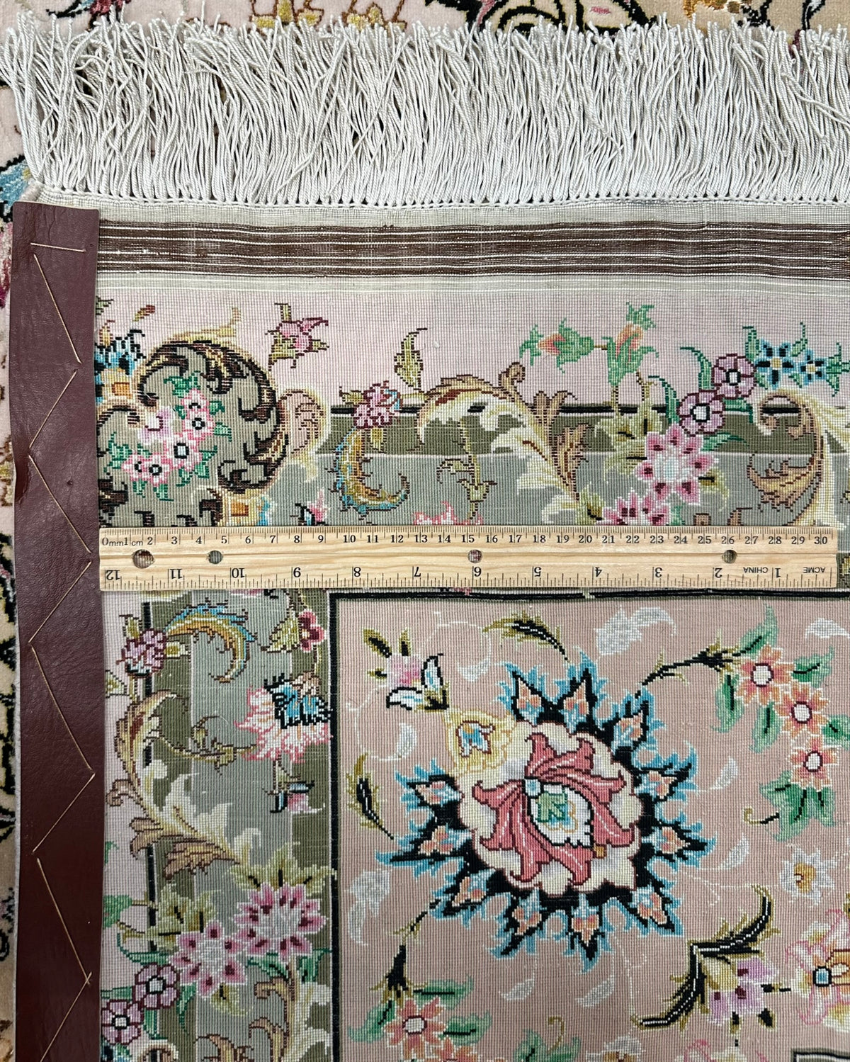 Persian Tabriz Rug | 8' 2" X 11' 6" | Light Colours | Wool & Silk | Extremely Fine | Urban Production
